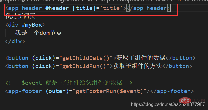 浅谈Angular中父子组件间相互传参的方法