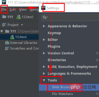 1615356218747982.png webstorm中无法打开浏览器怎么办