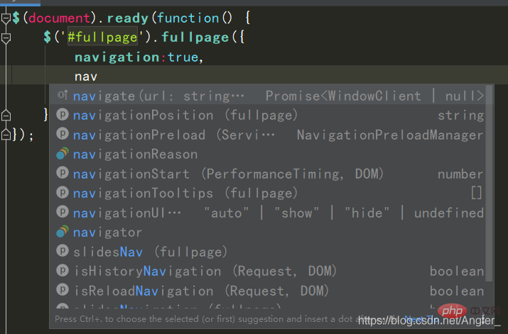 webstorm开启代码补全功能