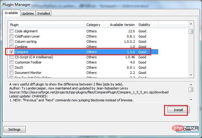 1575082228466528.png 怎么使用Notepad++来比较文件