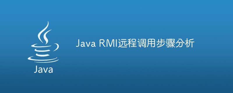 2021062104073017312520 Java RMI远程调用步骤分析