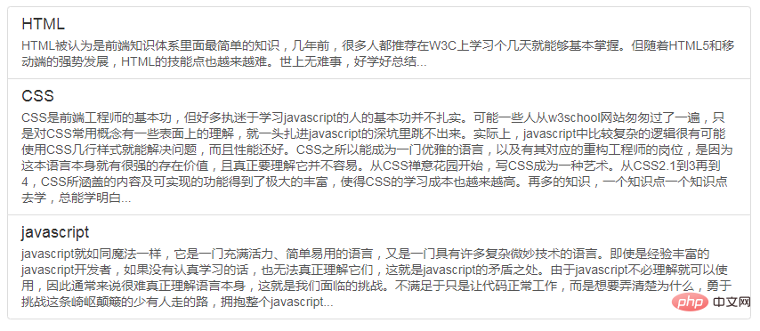 详细介绍Bootstrap中的列表组