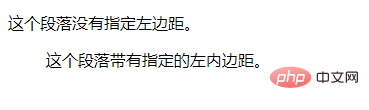 css怎么设置左边距