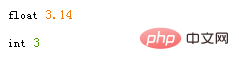 php怎么将float转换成int类型