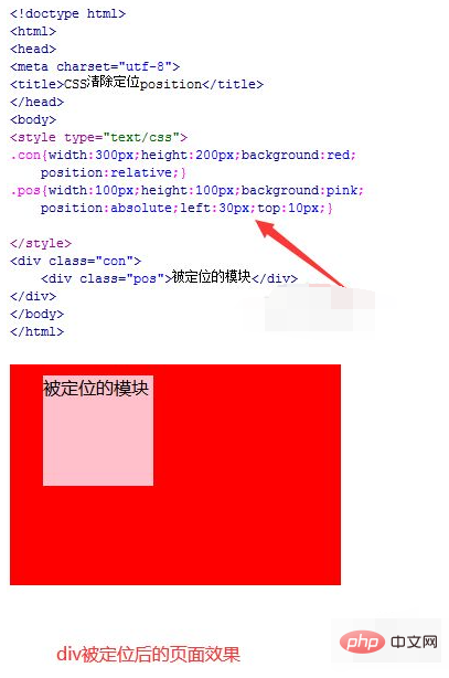 css怎么取消position