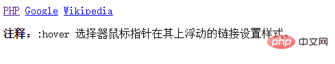 css hover的用法