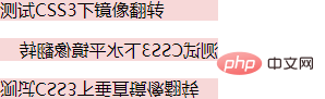 利用css动画属性rotate来实现镜像翻转