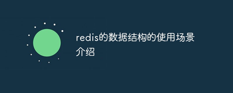 2021062106084419464660 redis的数据结构的使用场景介绍