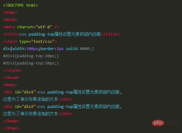 css padding