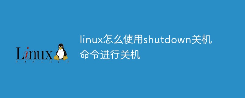 2021062107112812896070 linux怎么使用shutdown关机命令进行关机
