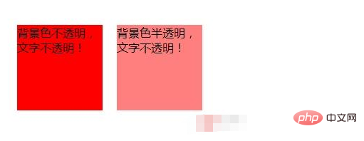 css如何设置不透明