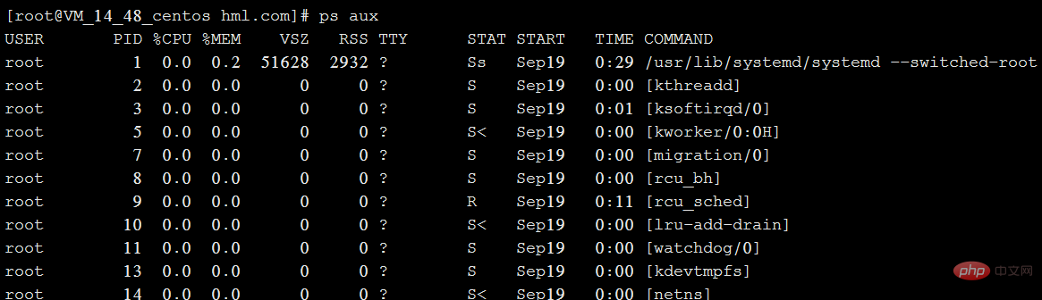 linux怎么查看进程？