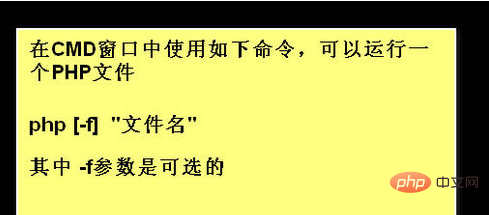 cmd怎么运行php文件