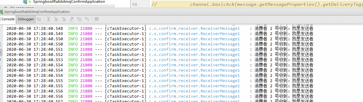 springboot + rabbitmq如何用消息确认
