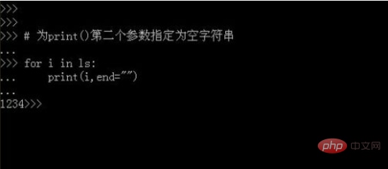python print()打印如何不换行