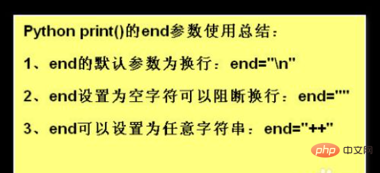 python print()打印如何不换行