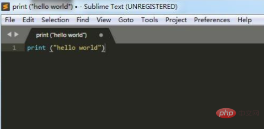 sublime怎么写python程序