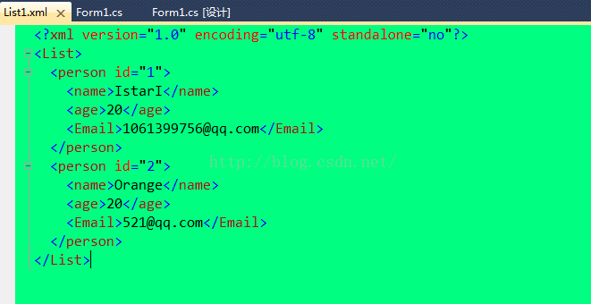 XML（2）通过XmlDocument与XDocument方式写入XML