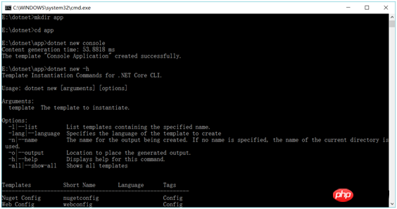 dotnet 命令如何使用？