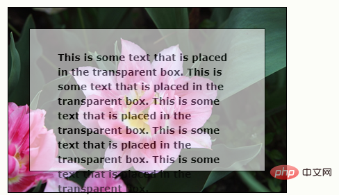 css img不透明度如何设置