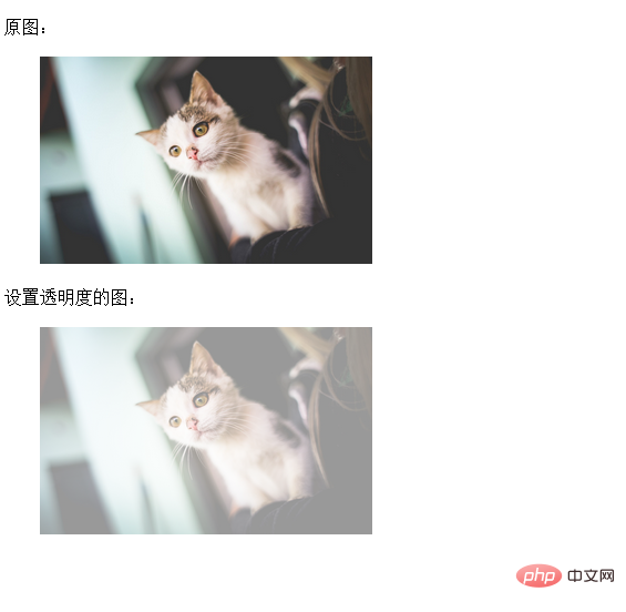 html img图片怎么设置透明度