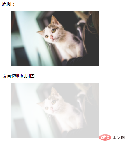 html img图片怎么设置透明度