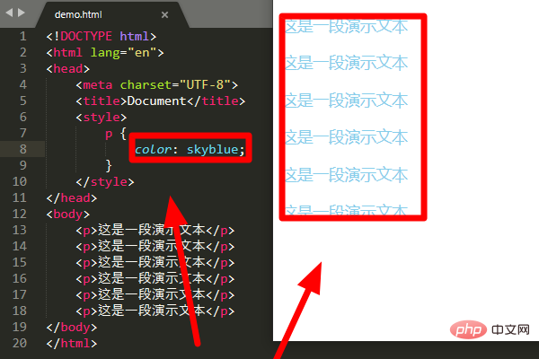 html字体颜色怎么设置