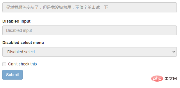 详解Bootstrap中的表单