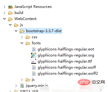 如何解决bootstrap 图标不显示的问题