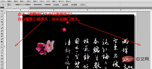 ps怎么设置窗口占满屏幕显示？