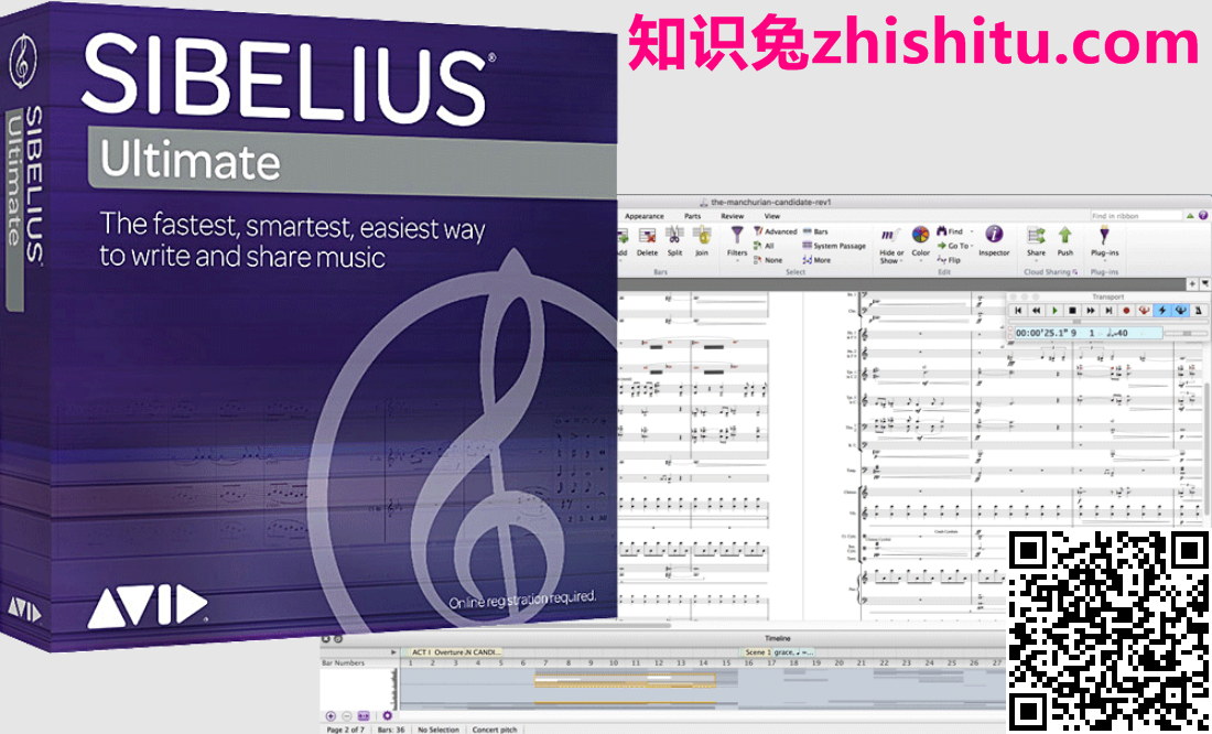 Avid Sibelius Ultimate 2022.9 Build 1464 乐谱制作软件