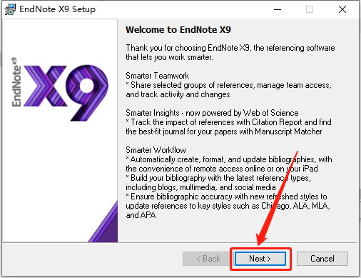 EndNote X9下载安装教程-4