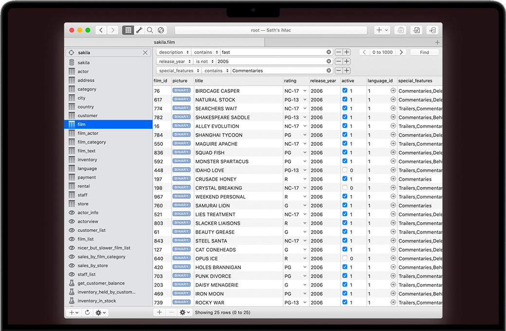 Querious for Mac v3.3.2 苹果MySQL数据库管理软件 完整版下载