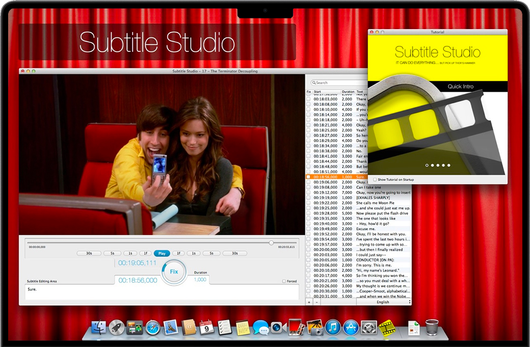 Subtitle Studio for Mac v1.5.6 苹果视频字幕解决方案 完整版免费下载