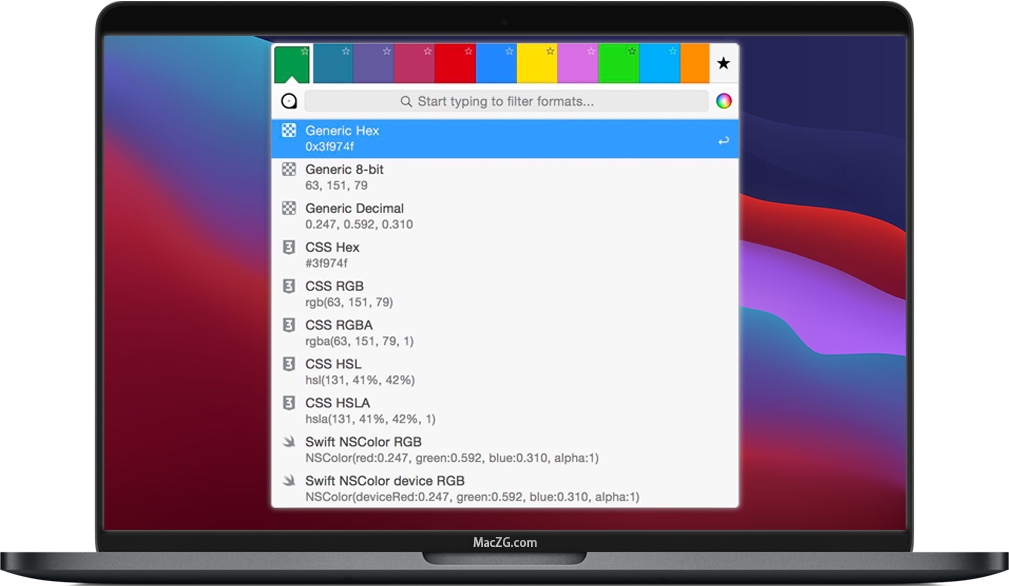 ColorSnapper2 for Mac 1.6.4 苹果电脑取色器 拾色器软件 破解版下载