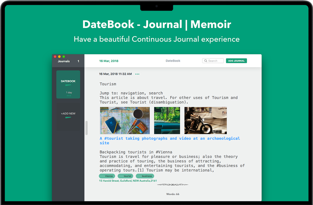 DateBook for Mac v2.1.8 苹果写日记日记本软件 完整版免费下载