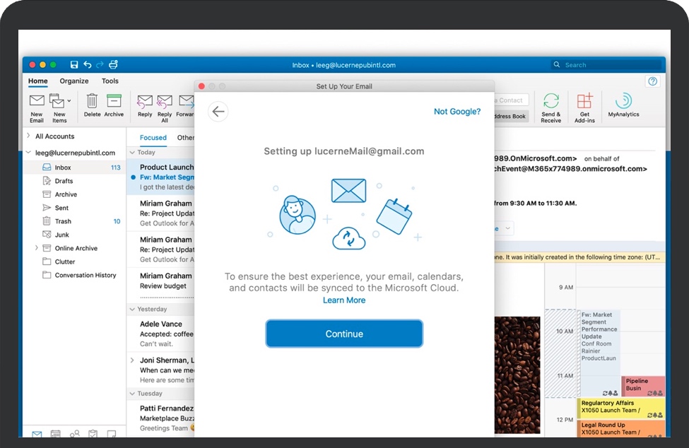 Microsoft Outlook 2021 for Mac v16.66 苹果邮箱客户端 中文完整版下载