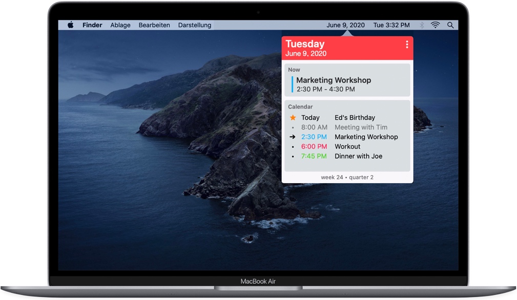 GlanceCal for Mac v1.6 苹果电脑菜单栏日历应用程序 破解版免费下载