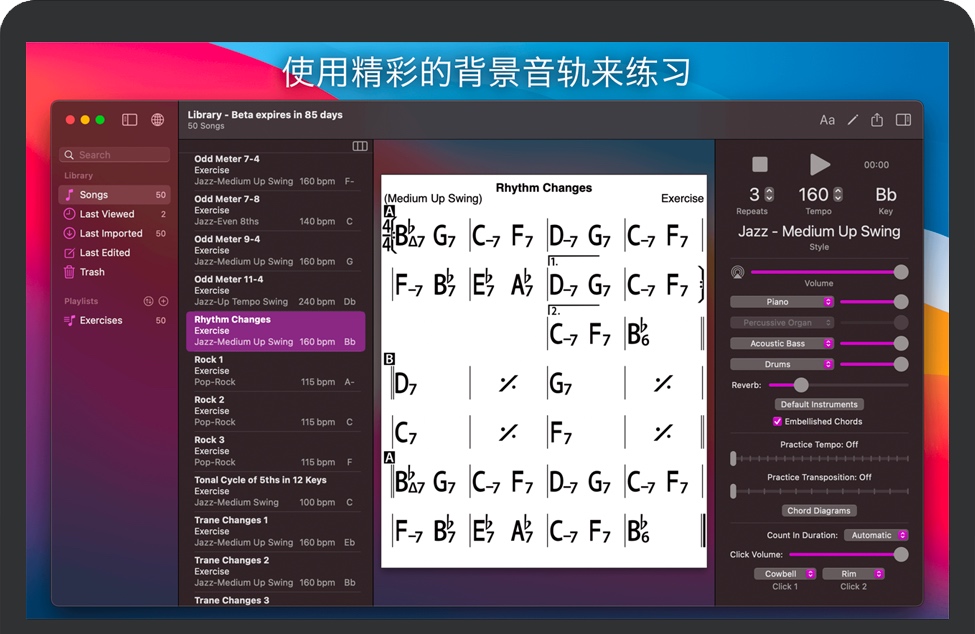 iReal Pro for Mac v2022.10 苹果音乐伴奏学习软件 中文完整版下载