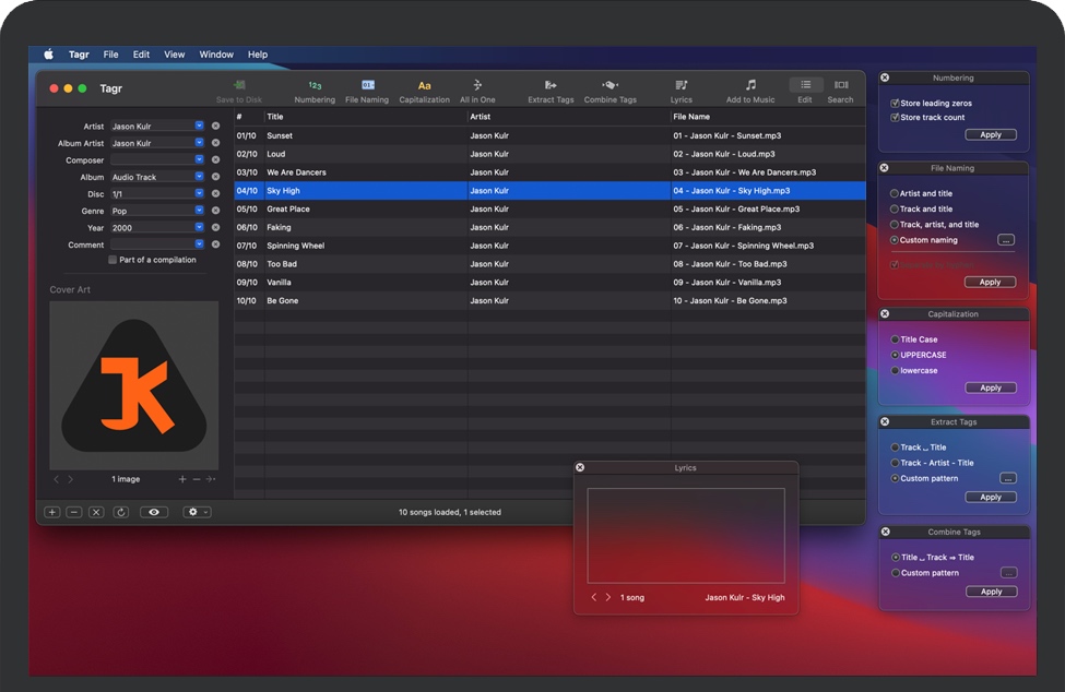 Tagr for Mac v5.4.1 苹果电脑音乐收藏整理工具 破解版免费下载