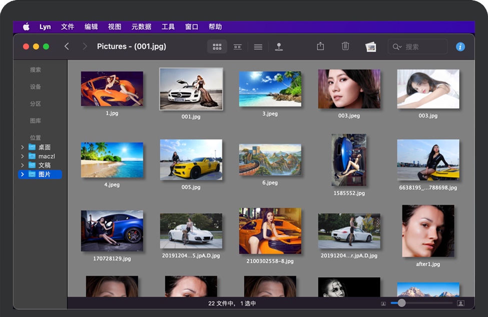 Lyn for macOS v2.2.1 苹果整理/查看/编辑您的照片 中文汉化完整版下载
