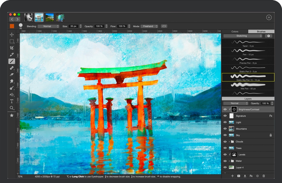 Artstudio Pro for Mac v4.1.8 苹果电脑绘制/绘画/照片编辑软件 完整版下载