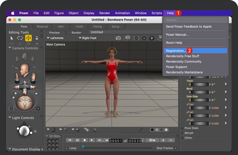 Poser Pro for Mac v12.0 苹果专业的3D人物造型设计和动画工具 破解版下载插图1