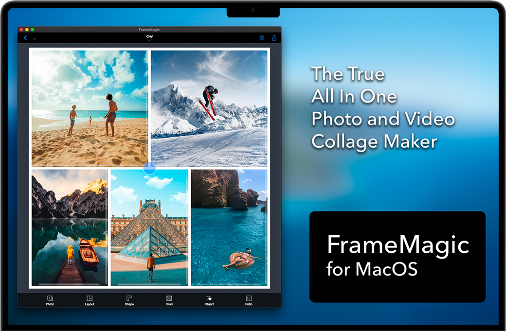 FrameMagic for Mac v3.6.4 苹果魔术拼贴和照片编辑器 中文完整版下载