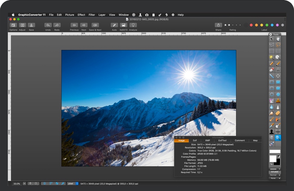 GraphicConverter 11 for Mac v11.6.3 苹果图片浏览编辑器 中文完整版下载