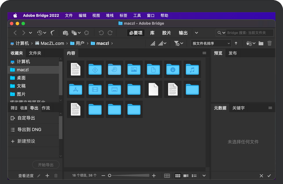 Adobe Bridge 2022 for Mac v12.0.3 苹果电脑资源管理Br软件 中文完整版下载