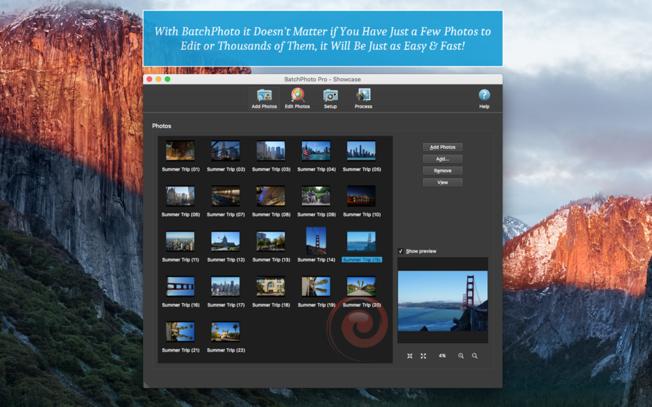 BatchPhoto Pro for Mac v4.4 照片批量处理工具 破解版下载