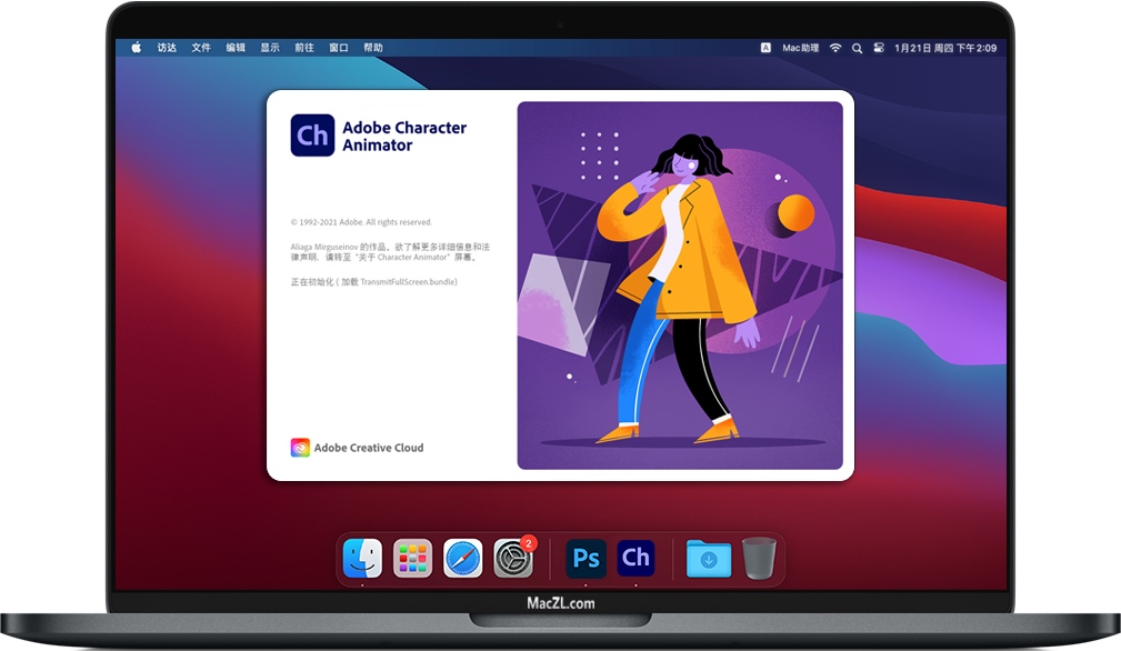Character Animator 2021 for Mac v4.2 苹果Ch软件 中文一键安装