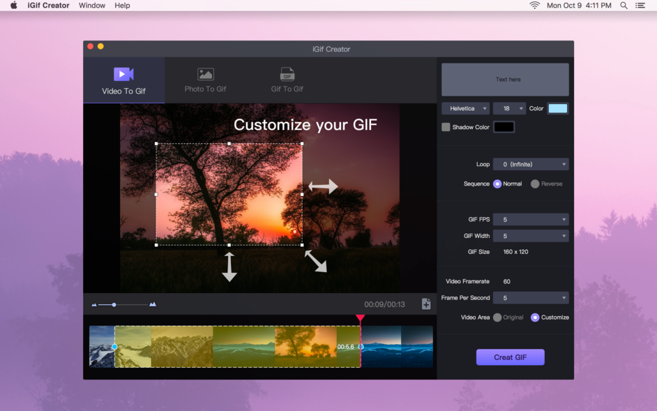 iGif Creator for Mac 4.2.0最好用的gif动画制作工具
