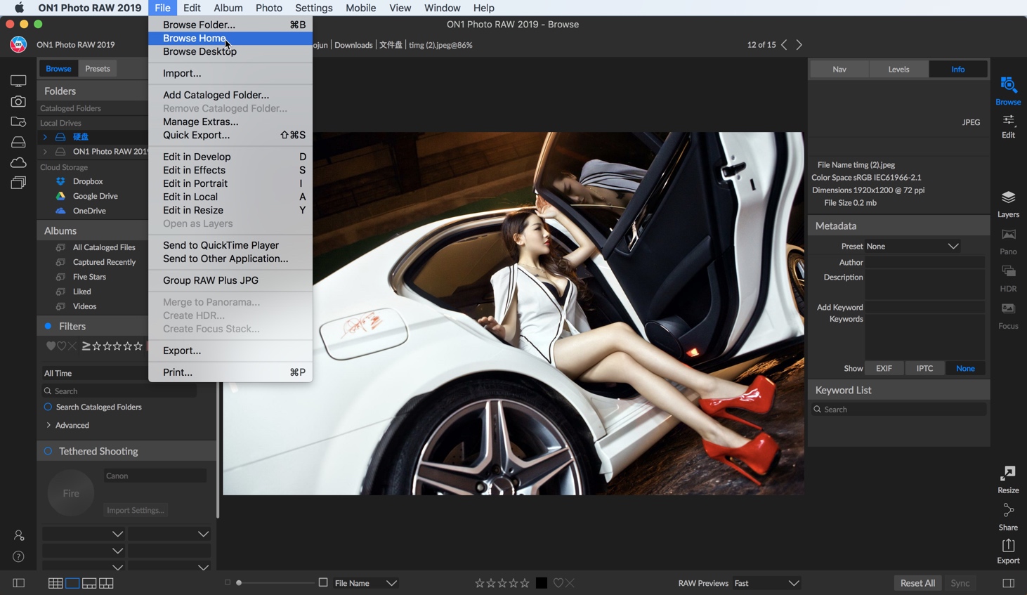 ON1 Photo RAW 2019 for Mac v13.0.0 照片编辑器 PS滤镜插件